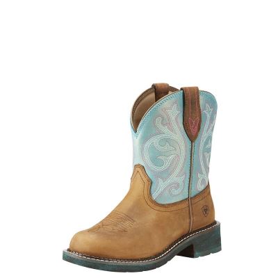 Ariat Western: Fatbaby Heritage Botas Western Mujer - Marrones / Turquesa (EFQYW0374)